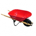 6 cu. foot Steel with Wood Handles