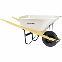 6 Cubic Foot Poly Wheelbarrow