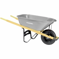 6 Cubic Foot Steel Wheelbarrow