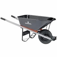 6 Cubic Foot Heavy-Duty Steel Wheelbarrow